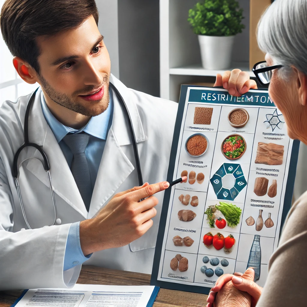 Orientación médica para dieta saludable y prevención de riesgos