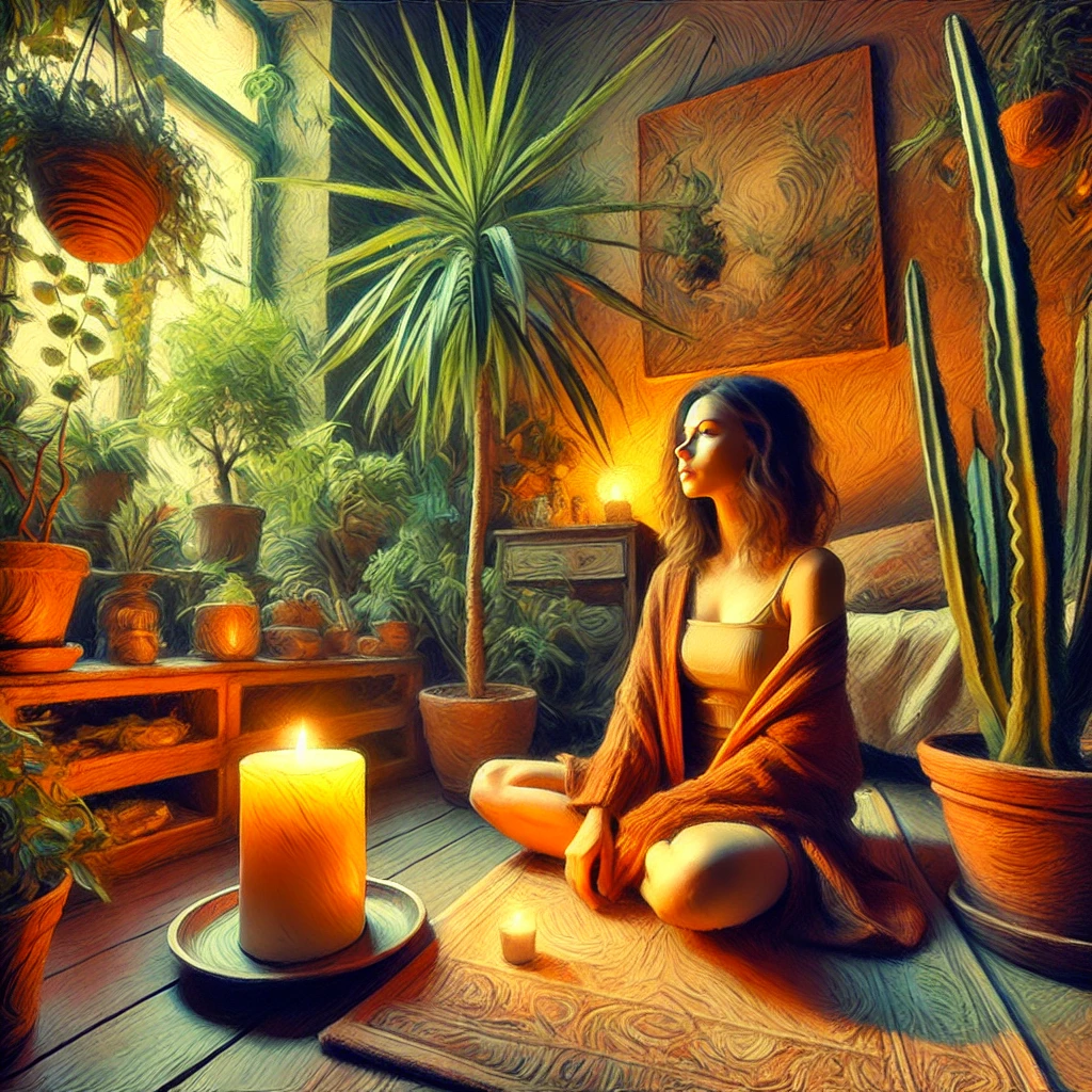 cómo aliviar la ansiedad con técnicas naturales en un entorno zen