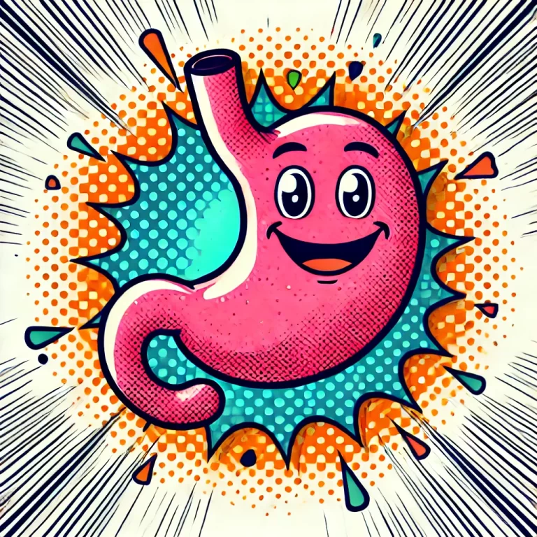 estómago feliz