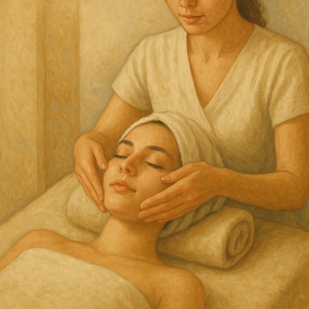 Rejuvenecimiento facial con masajes