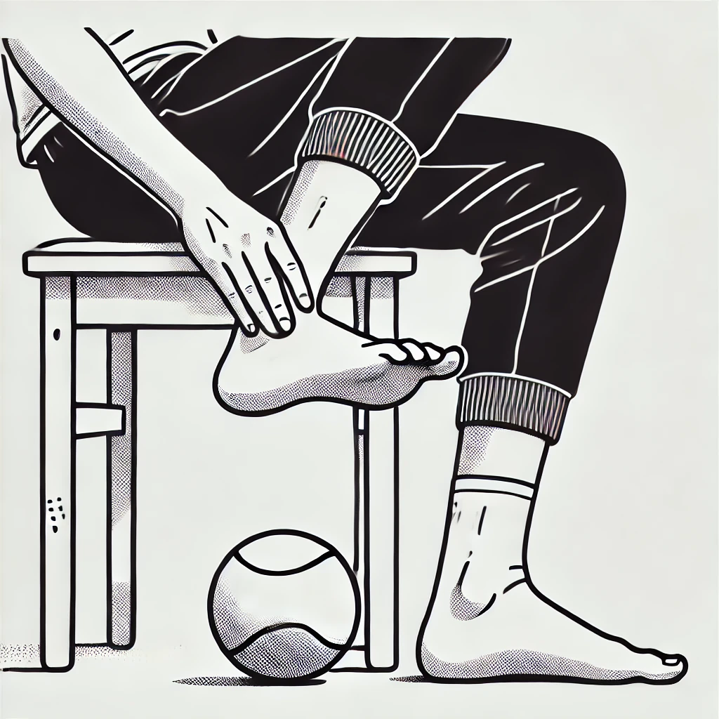 El masaje con una pelota de tenis puede ser terapéutico.