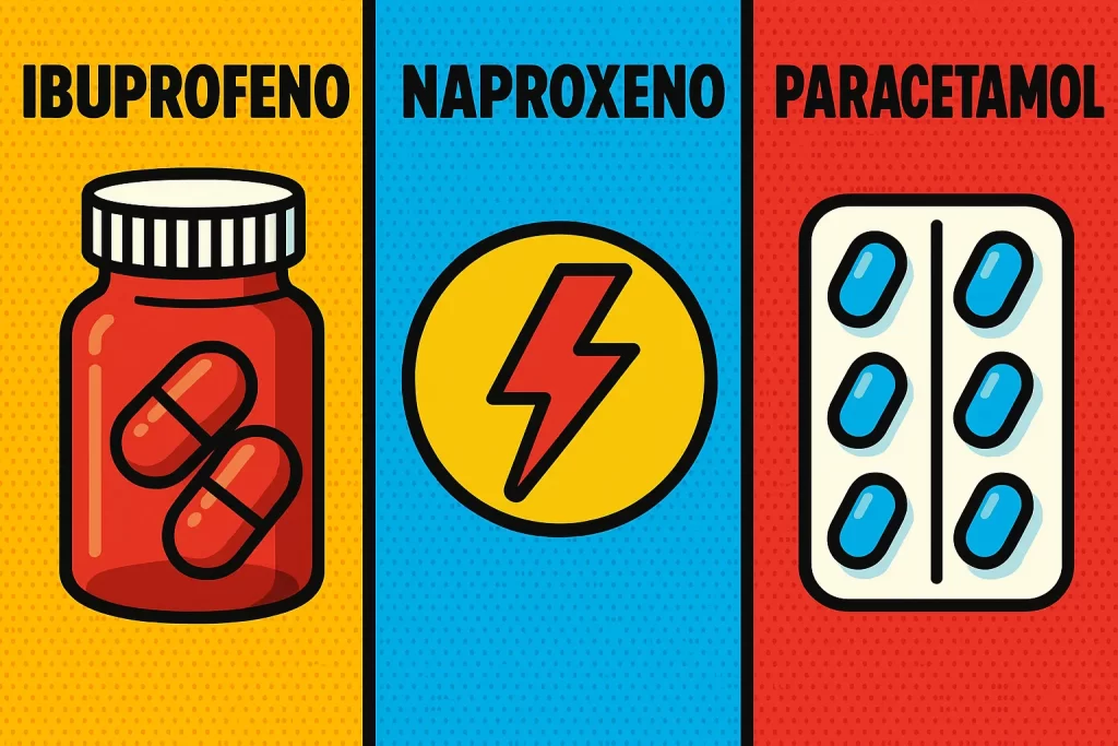 Cuando el dolor es intenso - Los AINE (como ibuprofeno o naproxeno) funcionan mejor