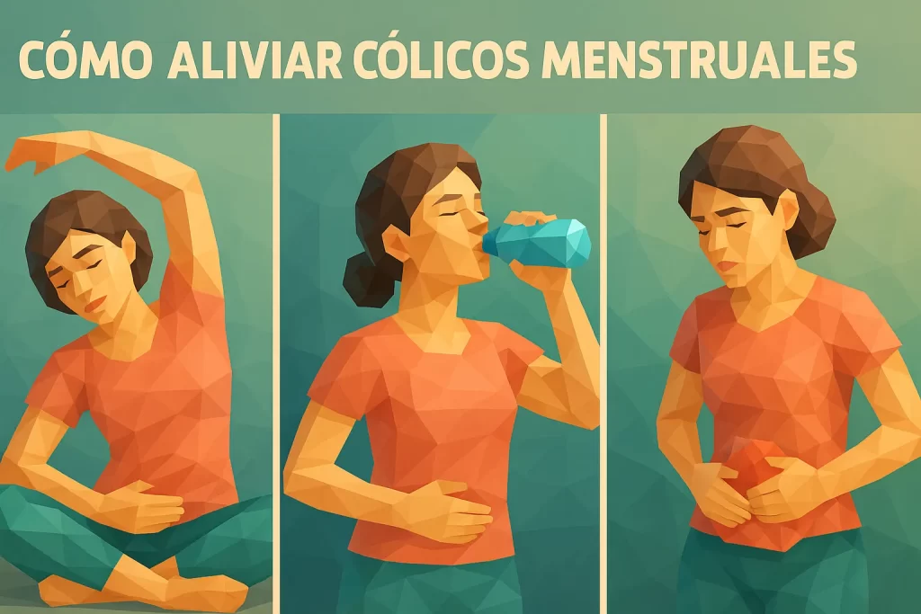 como aliviar cólicos menstruales