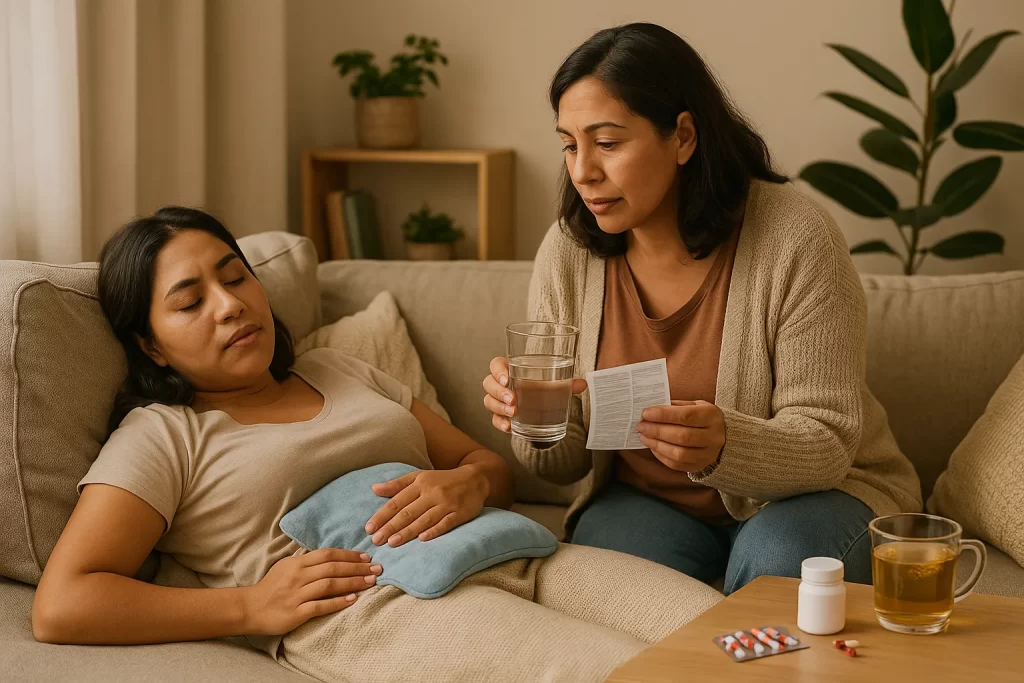 cuidados del dolor de regla