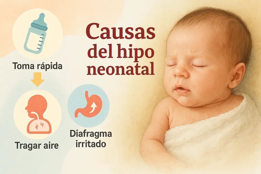 Cómo quitarle el hipo a un bebé
