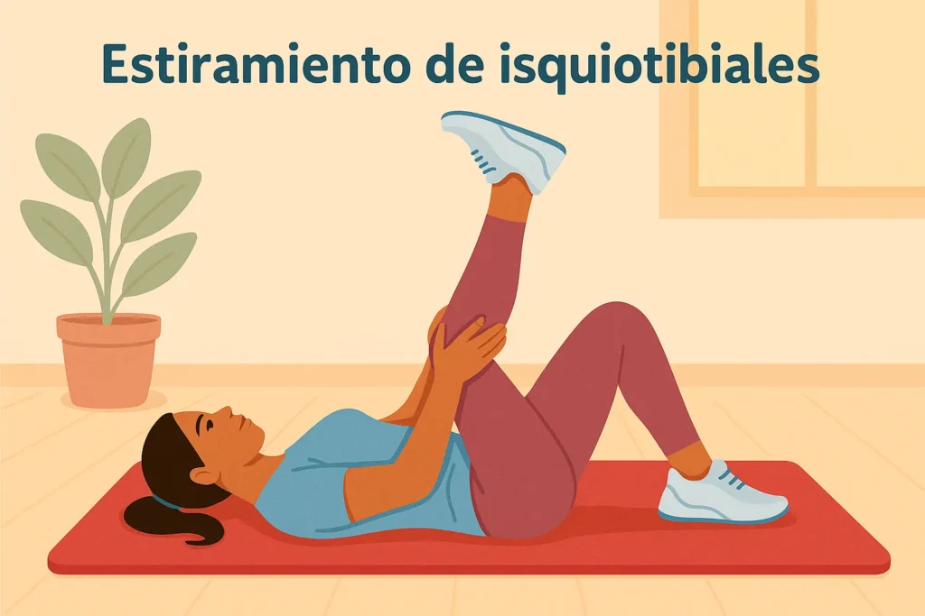 Estiramiento de isquioteibiales