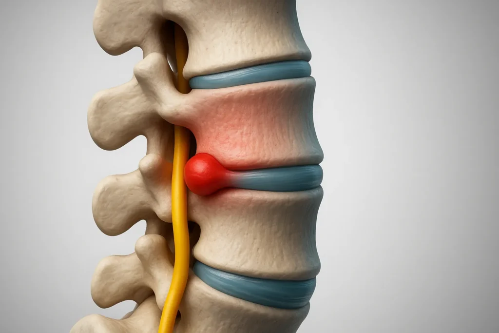Ilustración de Hernia Discal