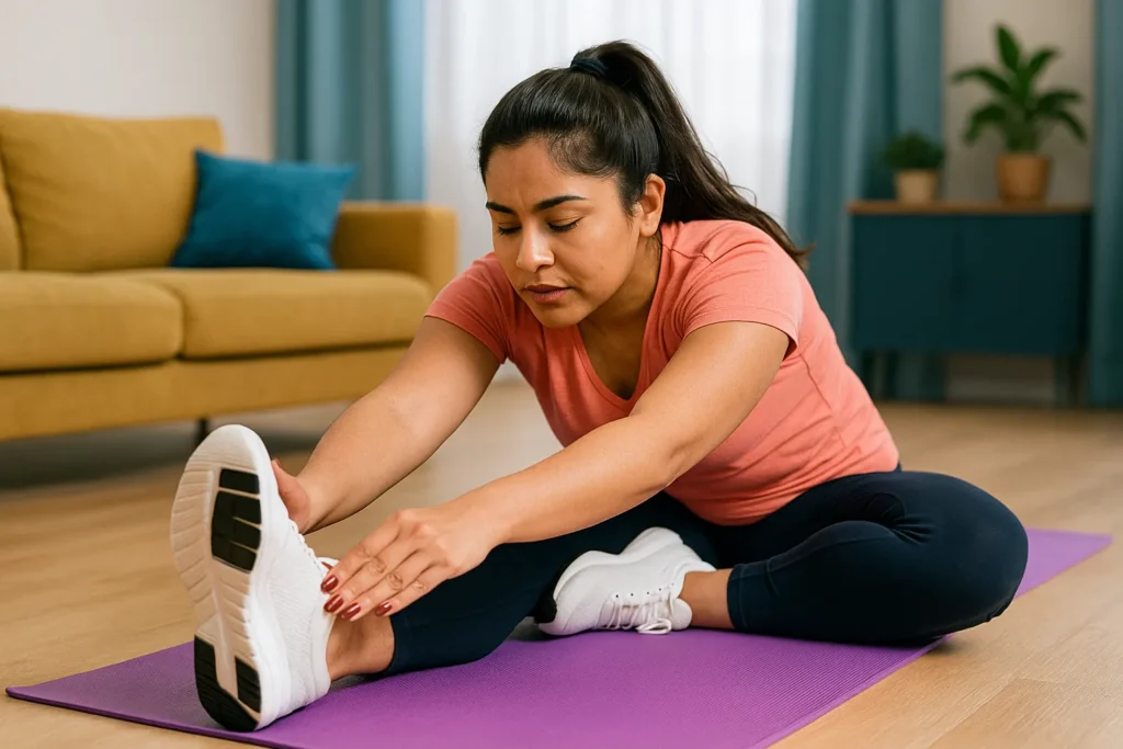 ejercicios de estiramiento de la zona lumbar
