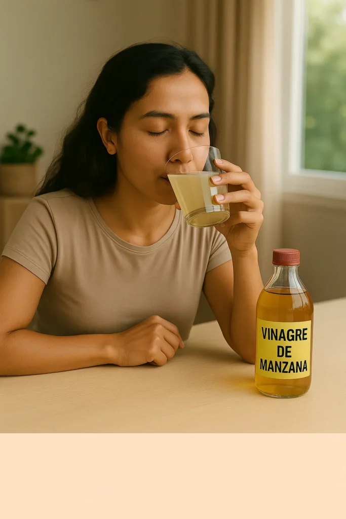 tomar vinagre de manzana por la mañana