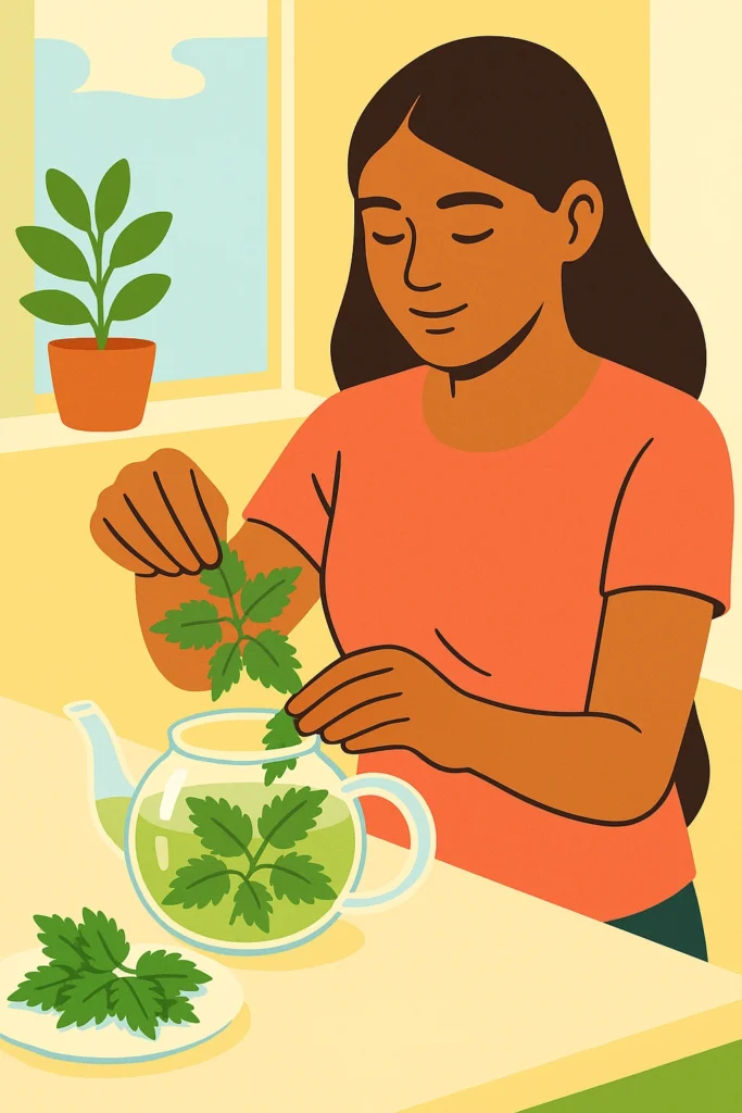 Té de ortiga verde para articulaciones sanas