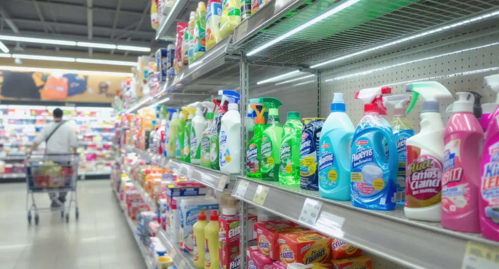 Los productos de limpieza pueden maltratar nuestra piel